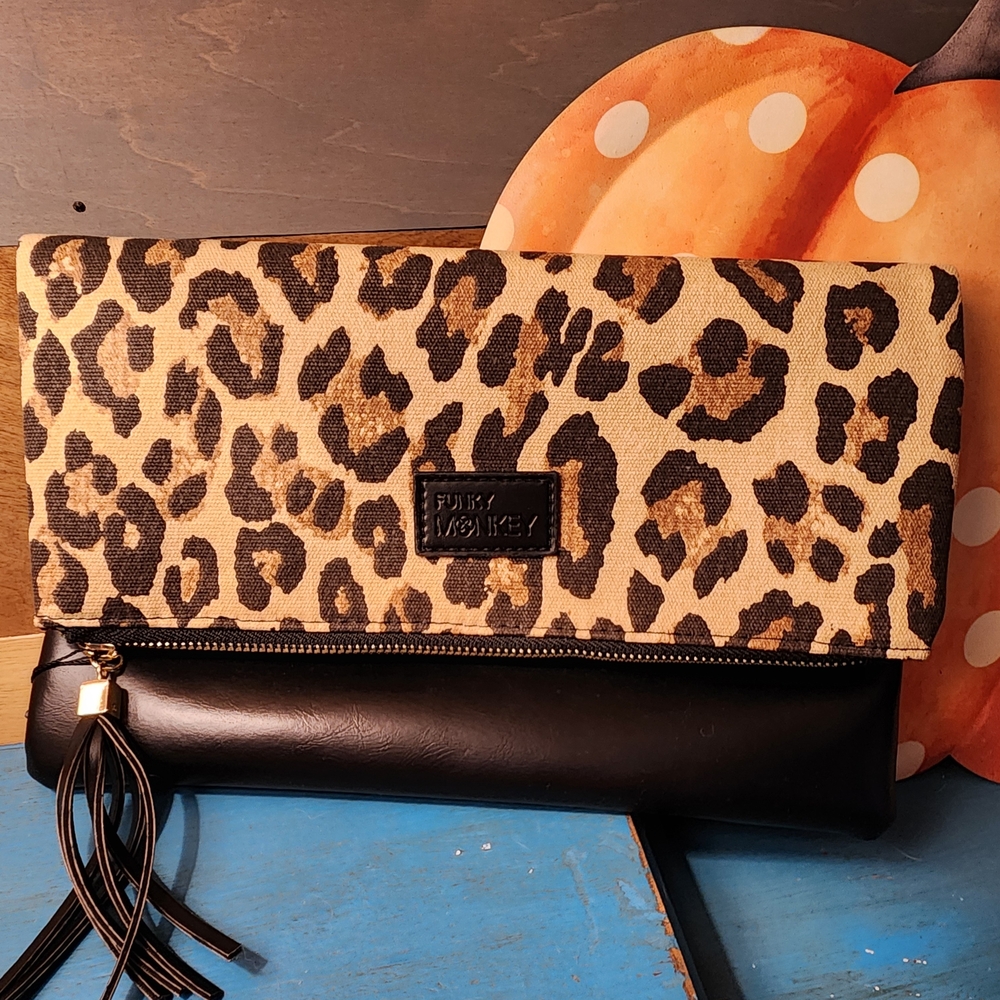 Leopard Print Clutch